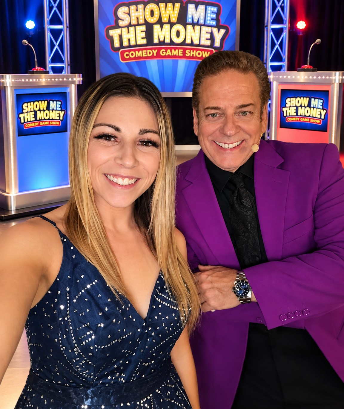 Show Me The Money Comedy Game Show hosts
