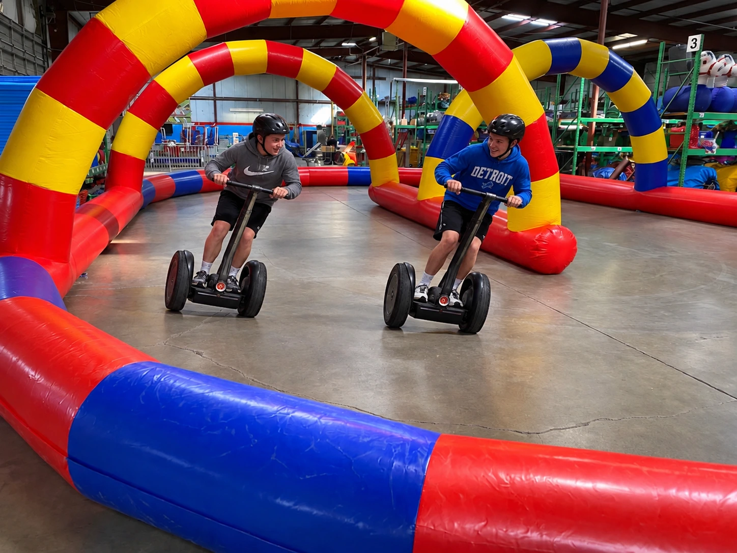 Segway Racing with Track